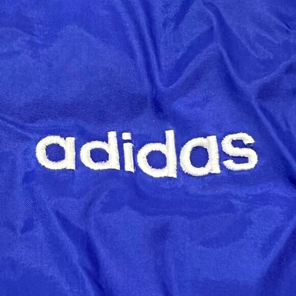 ★ Adidas Vintage Blue Track Jacket w/ White Stripes ★ - Picture 3 of 7